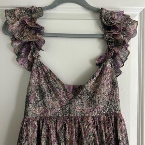 Elegant Purple Maxi Dress